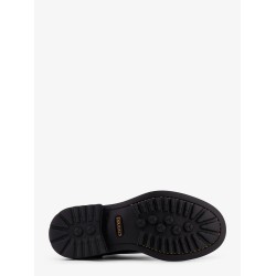 Horse lace up leather shoes