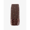 Silk skirt with sequins