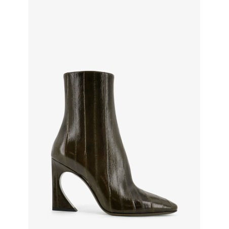 Fendi Arco hagfish leather ankle boots