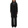 WOOL COAT WITH TECHNICAL BIB