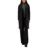 WOOL COAT WITH TECHNICAL BIB