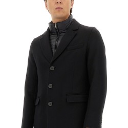 COAT WITH QUILTED INSERT
