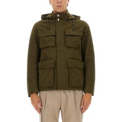WAXED COTTON SHORT PARKA