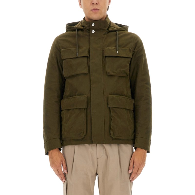 WAXED COTTON SHORT PARKA WAXED COTTON SHORT PARKA
