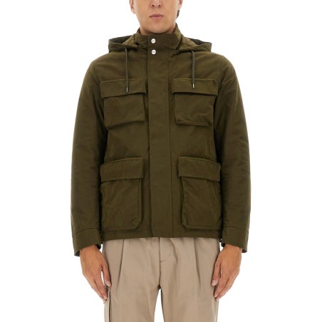 WAXED COTTON SHORT PARKA