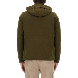 WAXED COTTON SHORT PARKA