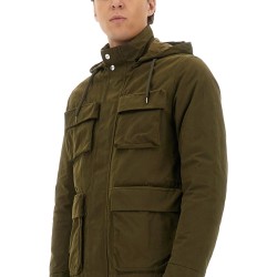 WAXED COTTON SHORT PARKA