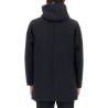 LONG PARKA IN THREE LAYERS "SCUBA"