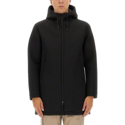 LONG PARKA IN THREE LAYERS "SCUBA"