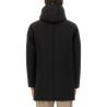 LONG PARKA IN THREE LAYERS "SCUBA"