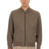 "RESORT" BOMBER JACKET IN SUEDE ALTERNATIVES "RESORT" BOMBER JACKET IN SUEDE ALTERNATIVES
