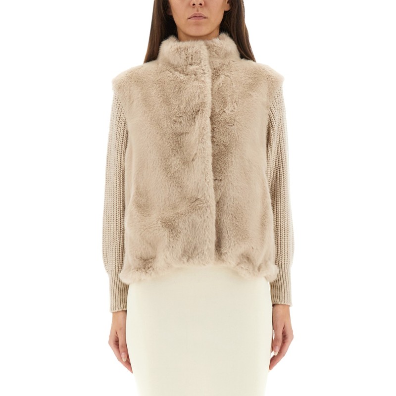 FAUX MINK FUR RESORT JACKET