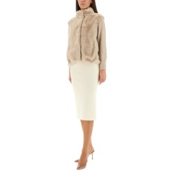 FAUX MINK FUR RESORT JACKET