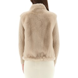 FAUX MINK FUR RESORT JACKET