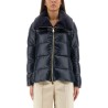 DOWN JACKET WITH LINED COLLAR