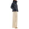 DOWN JACKET WITH LINED COLLAR