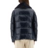 DOWN JACKET WITH LINED COLLAR