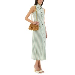 "COLORFUL STRIPES" CHEMISIER DRESS