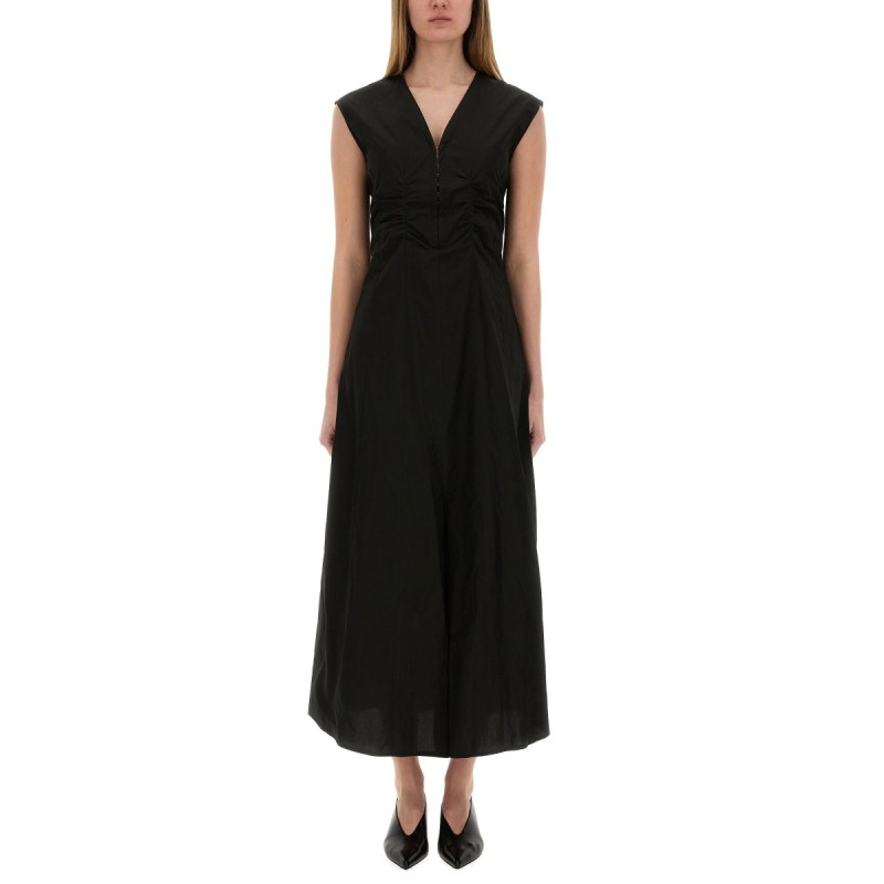 LONG POPLIN DRESS