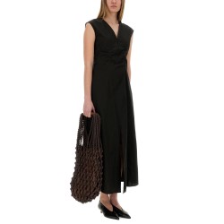 LONG POPLIN DRESS