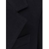 Cashmere coat with satin lining