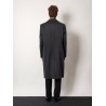 Cashmere coat with satin lining