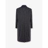 Cashmere coat with satin lining