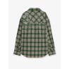 Shirt with check pattern and all-over studs