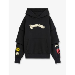Cotton hooded sweatshirt