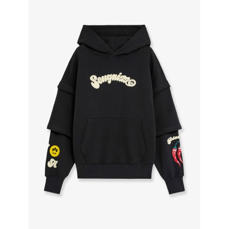 Cotton hooded sweatshirt