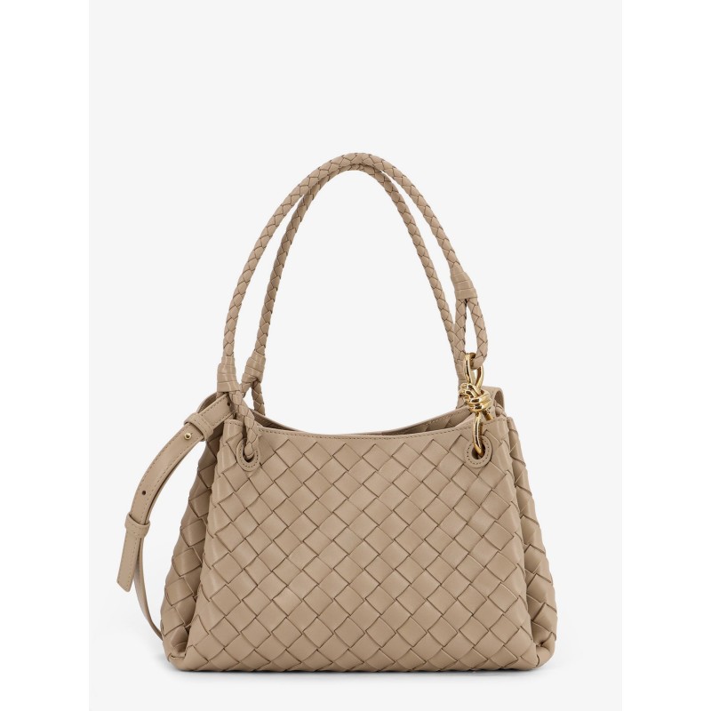 Parachute leather bag with Intrecciato motif