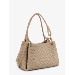 Parachute leather bag with Intrecciato motif