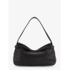 Aviator leather shoulder bag