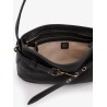 Aviator leather shoulder bag