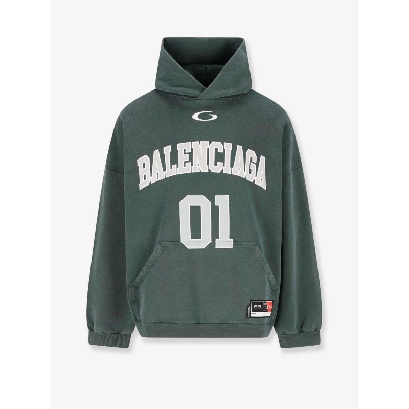Cotton hooded sweatshirt