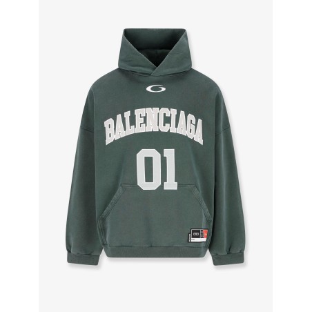 Cotton hooded sweatshirt