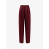 Wool blend trousers