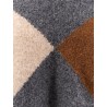 Wool and alpaca blend diamond-patterned sweater