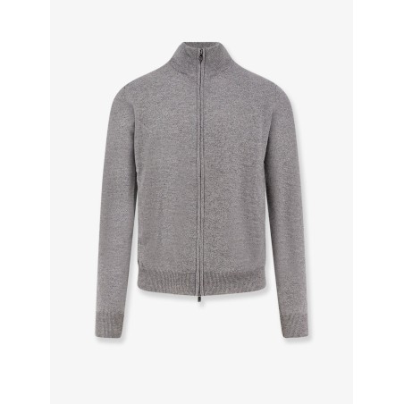 Virgin wool and cashmere cardgan