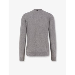Virgin wool and cashmere cardgan