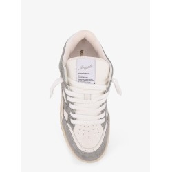 Area Lo low-top suede and leather sneakers