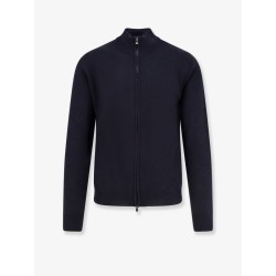Virgin wool and cashmere cardigan