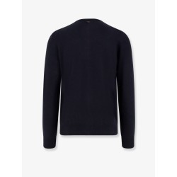 Virgin wool and cashmere cardigan