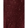 Mohair blend sweater with sequins