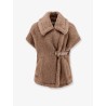 New Abavo alpaca and cashmere sleeveless coat