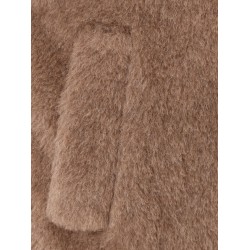 New Abavo alpaca and cashmere sleeveless coat