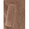 New Abavo alpaca and cashmere sleeveless coat