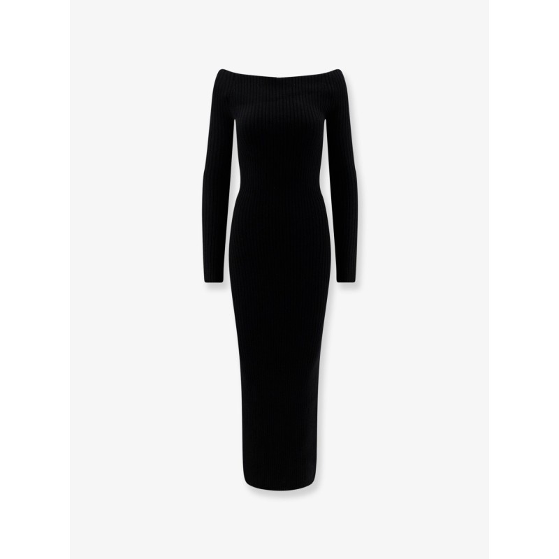Arnes wool and cashmere long dress