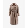 First Class leather trench with padding