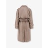 First Class leather trench with padding